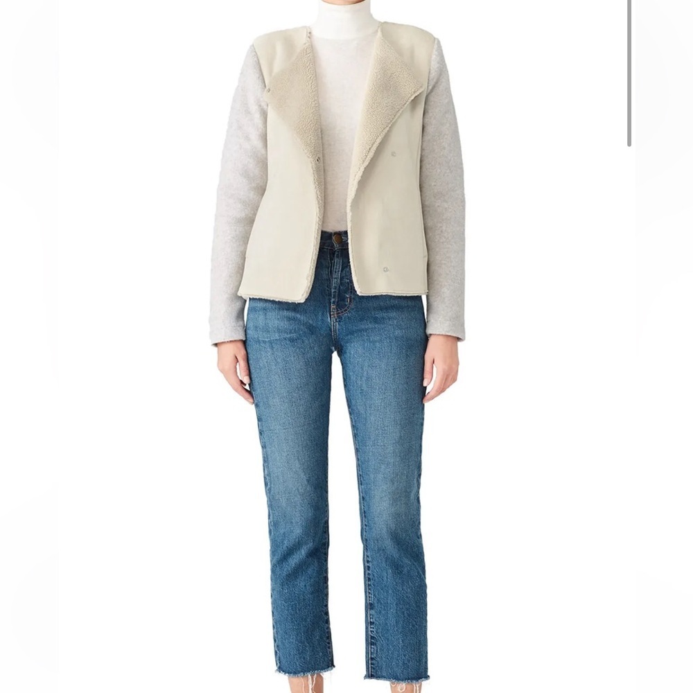 BB Dakota Glenna Faux Sherpa Jacket EUC